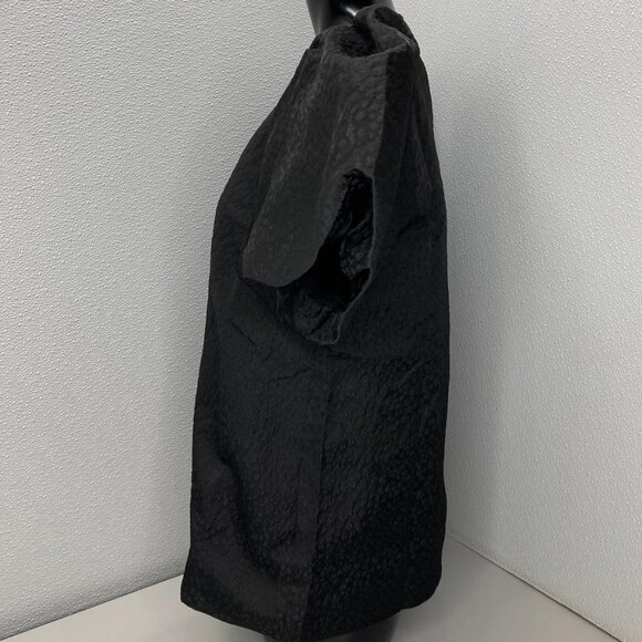 NEW POMANDER PLACE Women’s Lyla Jacquard Puff Sleeve Blouse Black Size S - Picture 7 of 9